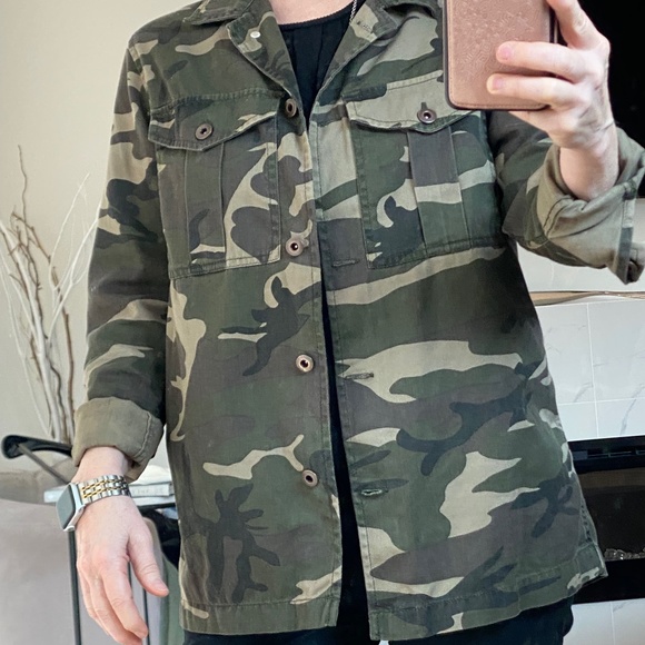 Forever 21 Camo Jacket - S - Picture 1 of 4
